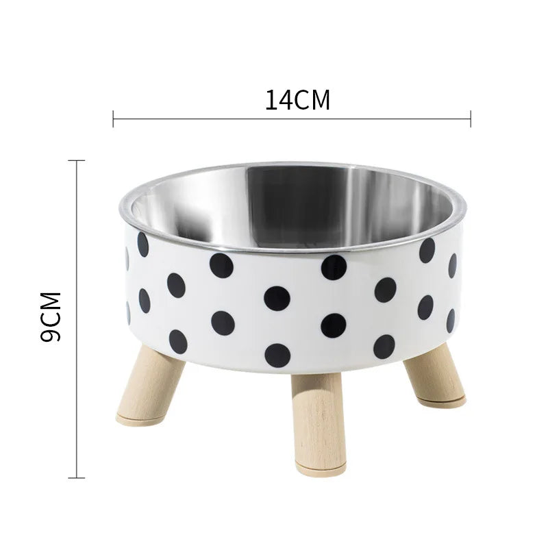 Non-Slip Cat Water & Food Bowl Set
