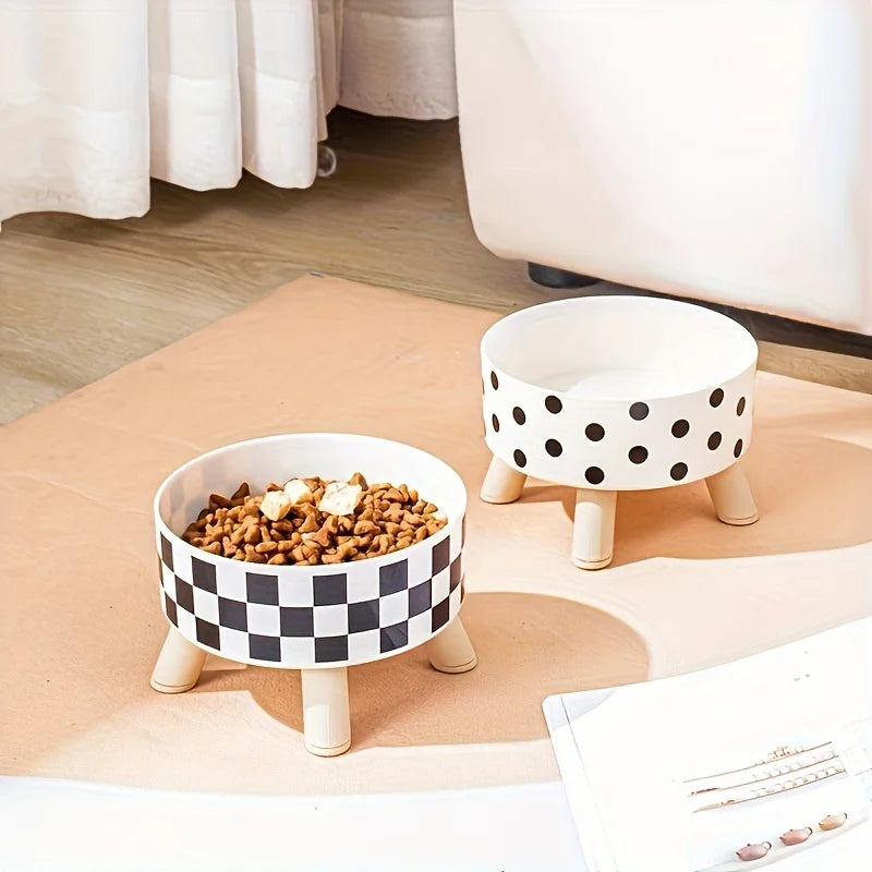 Non-Slip Cat Water & Food Bowl Set