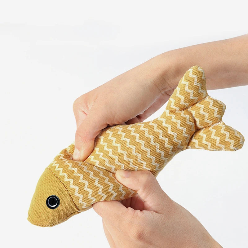 Durable Catnip Fish Chew Toy - Simulation Cat Kicker Pillow For Cat