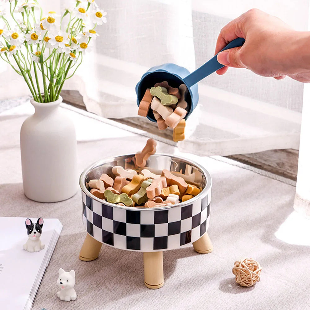 Non-Slip Cat Water & Food Bowl Set