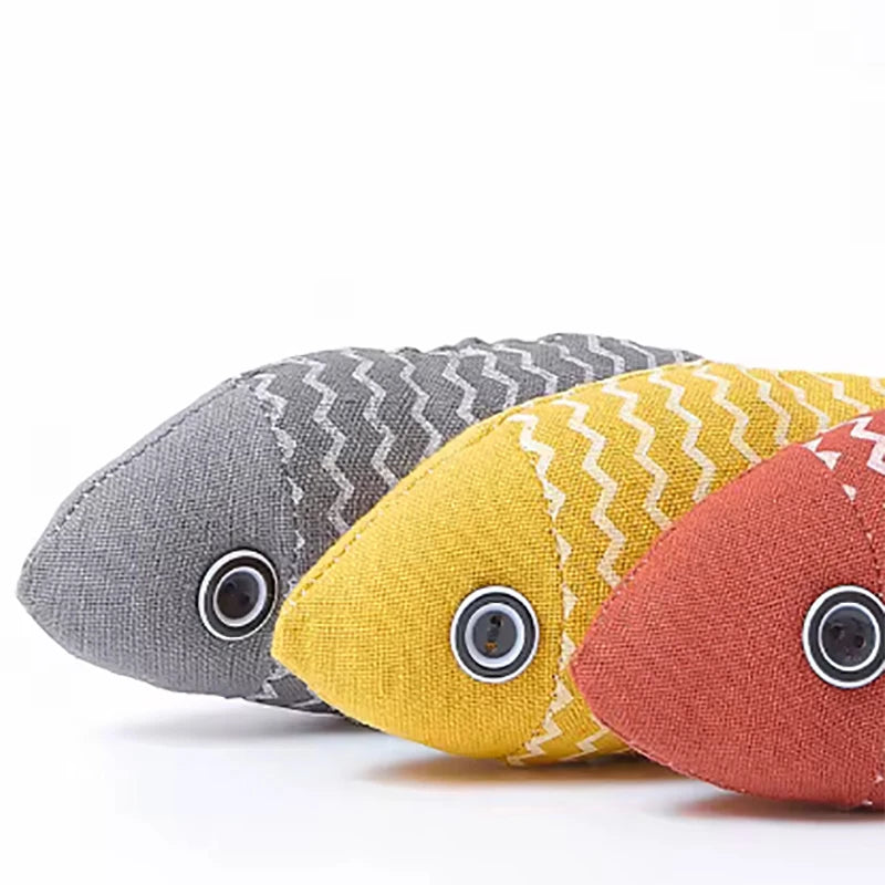 Durable Catnip Fish Chew Toy - Simulation Cat Kicker Pillow For Cat