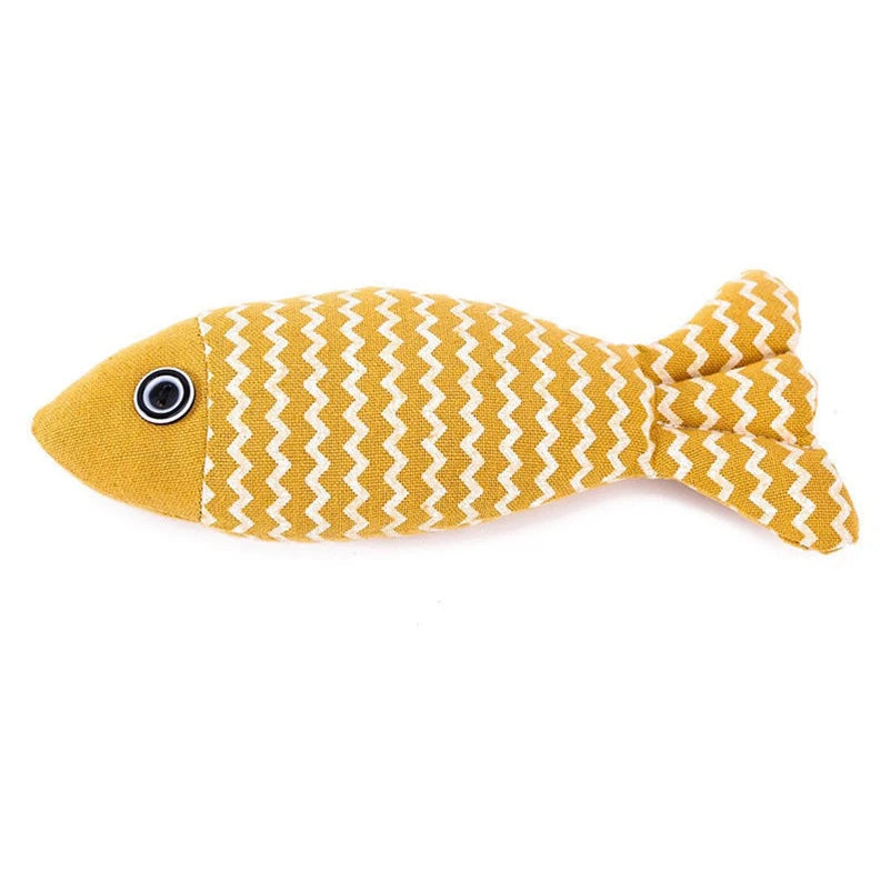 Durable Catnip Fish Chew Toy - Simulation Cat Kicker Pillow For Cat