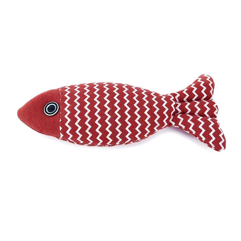 Durable Catnip Fish Chew Toy - Simulation Cat Kicker Pillow For Cat