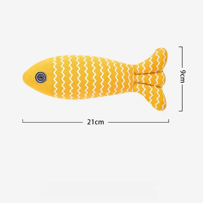 Durable Catnip Fish Chew Toy - Simulation Cat Kicker Pillow For Cat