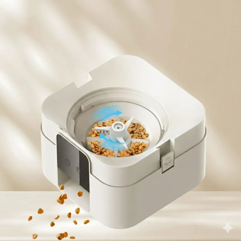2L WiFi Smart Pet Feeder – Automatic Cat And Dog Food Dispenser With Smart Life App Control