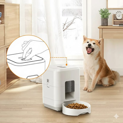 2L WiFi Smart Pet Feeder – Automatic Cat And Dog Food Dispenser With Smart Life App Control