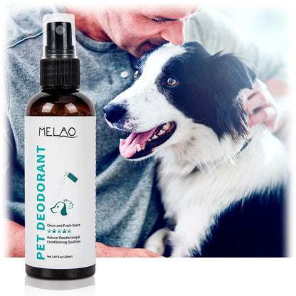 Natural Pet Deodorizing Spray For Cats & Dogs | Long-Lasting Fragrance Odor Eliminator