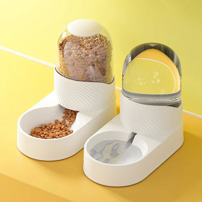 Automatic Pet Food & Water Dispenser – Gravity Refill Feeder Bowl For Cats And Dogs