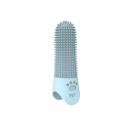 360° Cleaning Silicone Pet Finger Toothbrush - Dental & Tartar Care