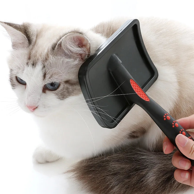 Comfortable Ergonomic Pet Brush Handle
