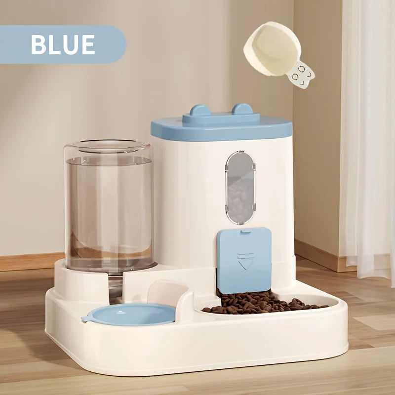 2-In-1 Automatic Pet Feeder & Water Dispenser - Large Capacity