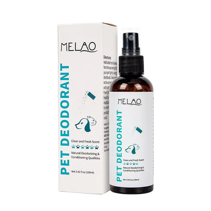 Natural Pet Deodorizing Spray For Cats & Dogs | Long-Lasting Fragrance Odor Eliminator