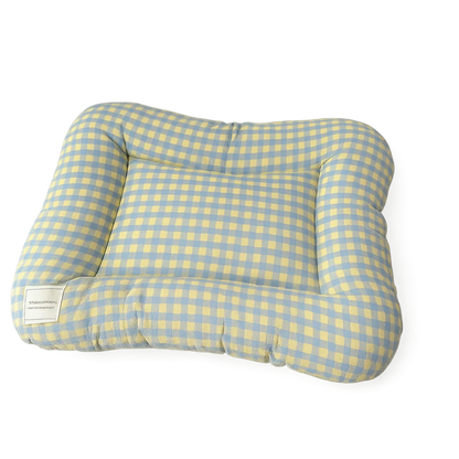 Cute Warm Dog & Cat Bed Pad - Macaron Soft Plaid Pet Cushion | Non-Slip Comfortable Pet Mattress For Autumn & Winter
