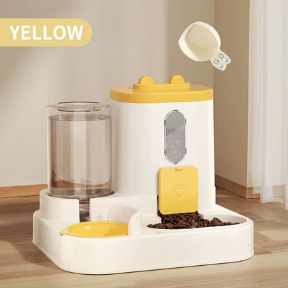 2-In-1 Automatic Pet Feeder & Water Dispenser - Large Capacity