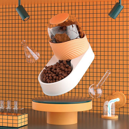 Automatic Pet Food & Water Dispenser – Gravity Refill Feeder Bowl For Cats And Dogs