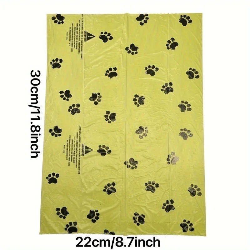 Biodegradable Pet Waste Bags | EPI Material, Double-Layer Thickened Drawstring, Leak & Puncture Resistant For Dog Cleanup