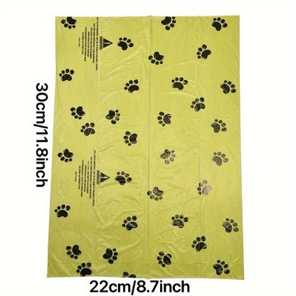 Biodegradable Pet Waste Bags | EPI Material, Double-Layer Thickened Drawstring, Leak & Puncture Resistant For Dog Cleanup
