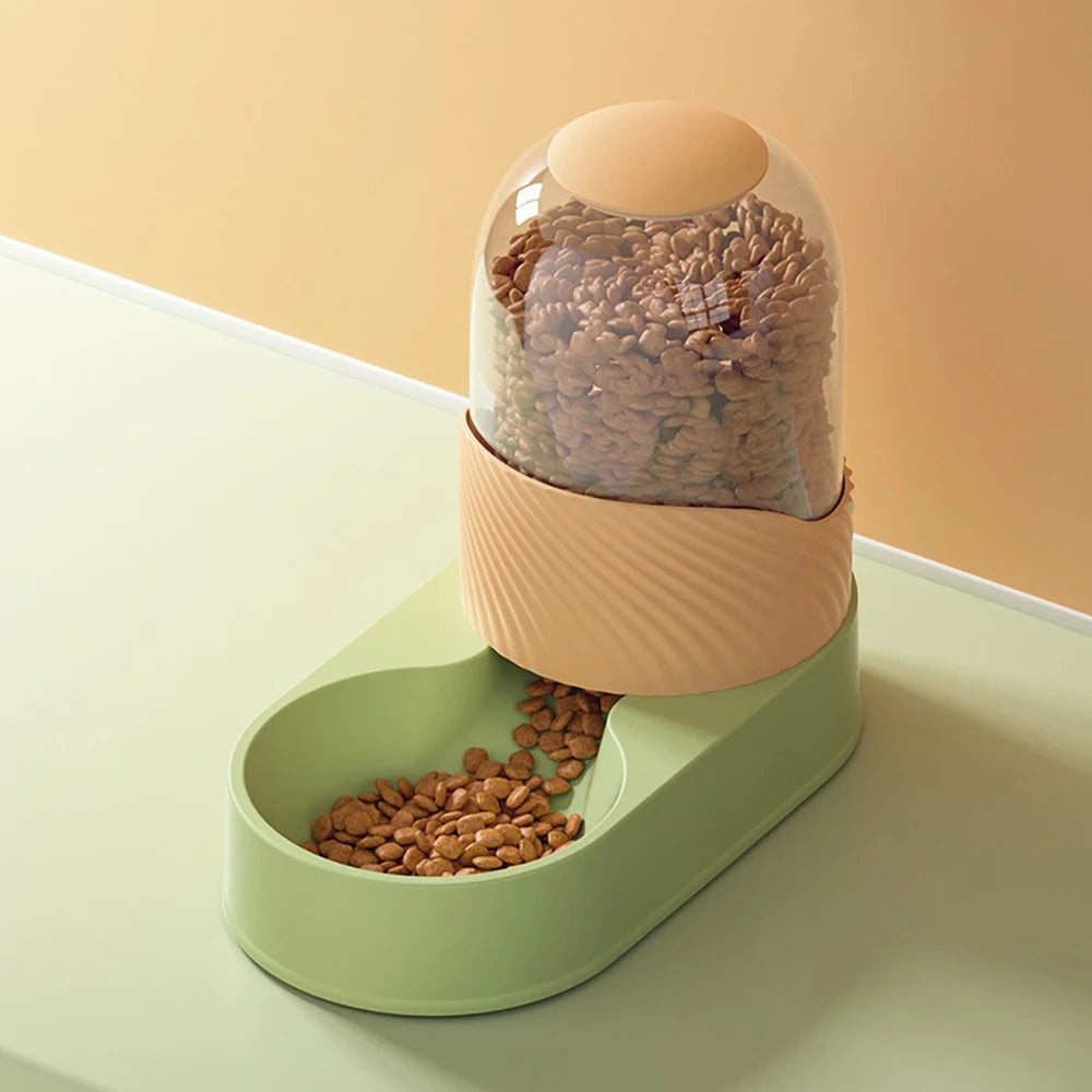 Automatic Pet Food & Water Dispenser – Gravity Refill Feeder Bowl For Cats And Dogs