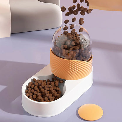 Automatic Pet Food & Water Dispenser – Gravity Refill Feeder Bowl For Cats And Dogs