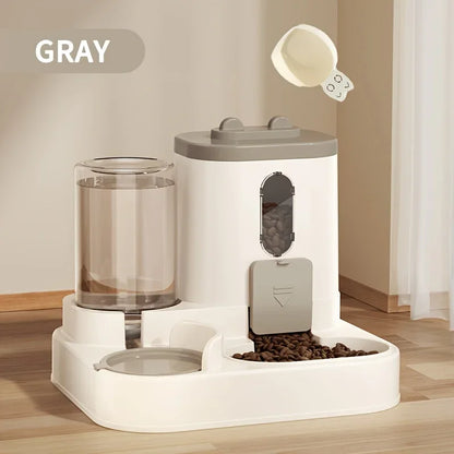 2-In-1 Automatic Pet Feeder & Water Dispenser - Large Capacity