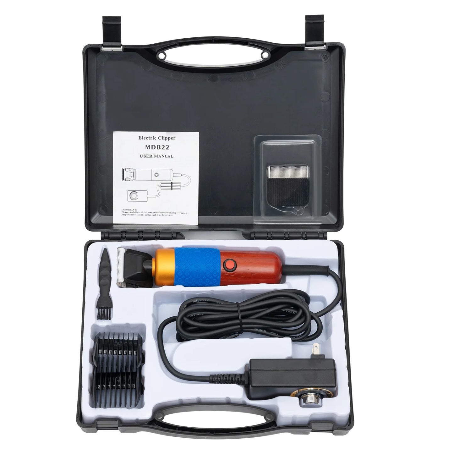 Professional 36W Quiet Pet Clipper | Zirconia & Stainless Steel Blades For Safe, Quick, And Precision Grooming