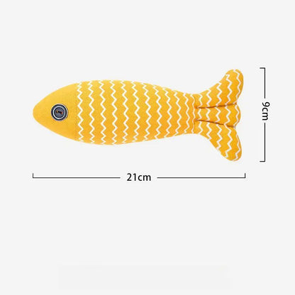 Durable Catnip Fish Chew Toy - Simulation Cat Kicker Pillow For Cat
